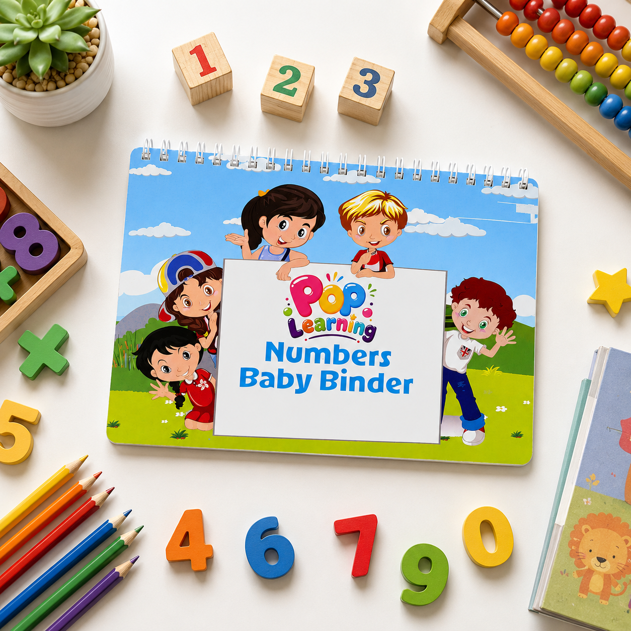 Numbers Baby Binder – Reusable Montessori Activity Book for Toddlers (1–3 Years) | Learn Counting, Numbers & Number Recognition Secondary image